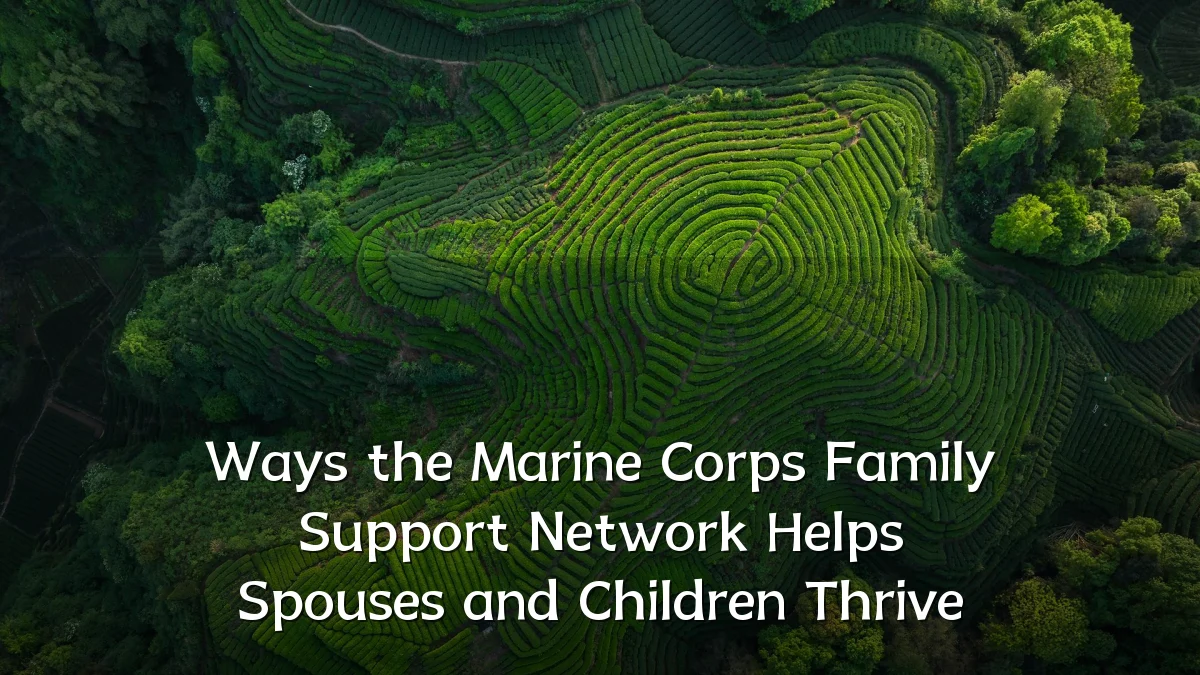 Ways the Marine Corps Family Support Network Helps Spouses and Children Thrive