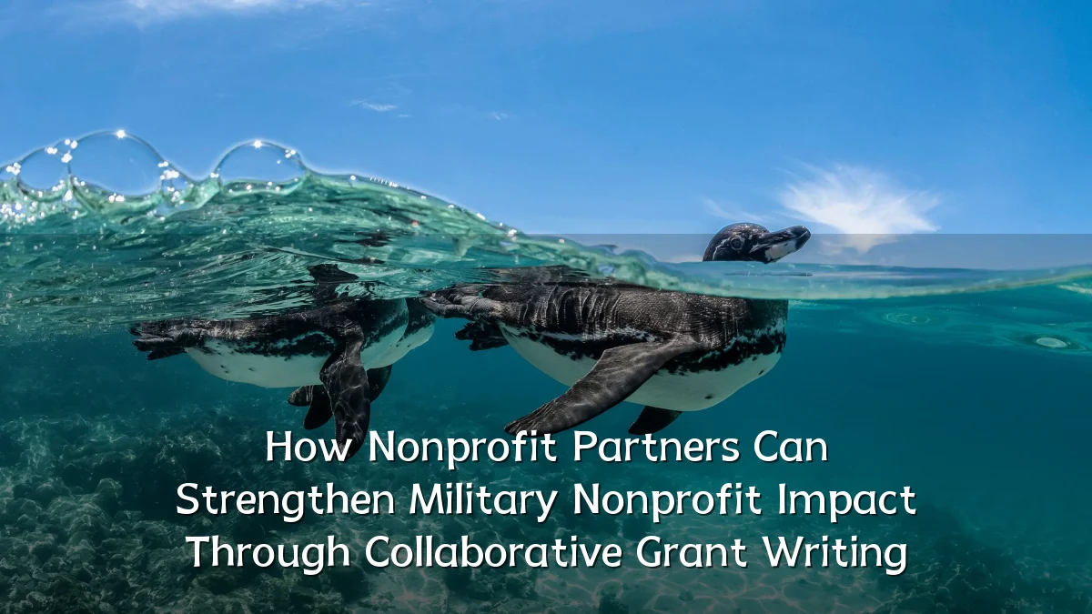 How Nonprofit Partners Can Strengthen Military Nonprofit Impact Through Collaborative Grant Writing