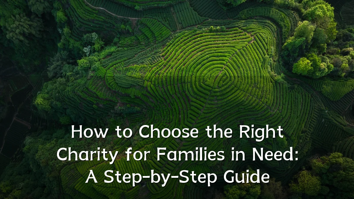 How to Choose the Right Charity for Families in Need: A Step-by-Step Guide