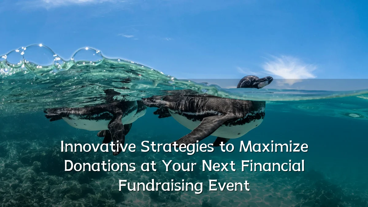 Innovative Strategies to Maximize Donations at Your Next Financial Fundraising Event
