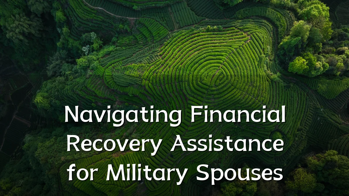 Navigating Financial Recovery Assistance for Military Spouses