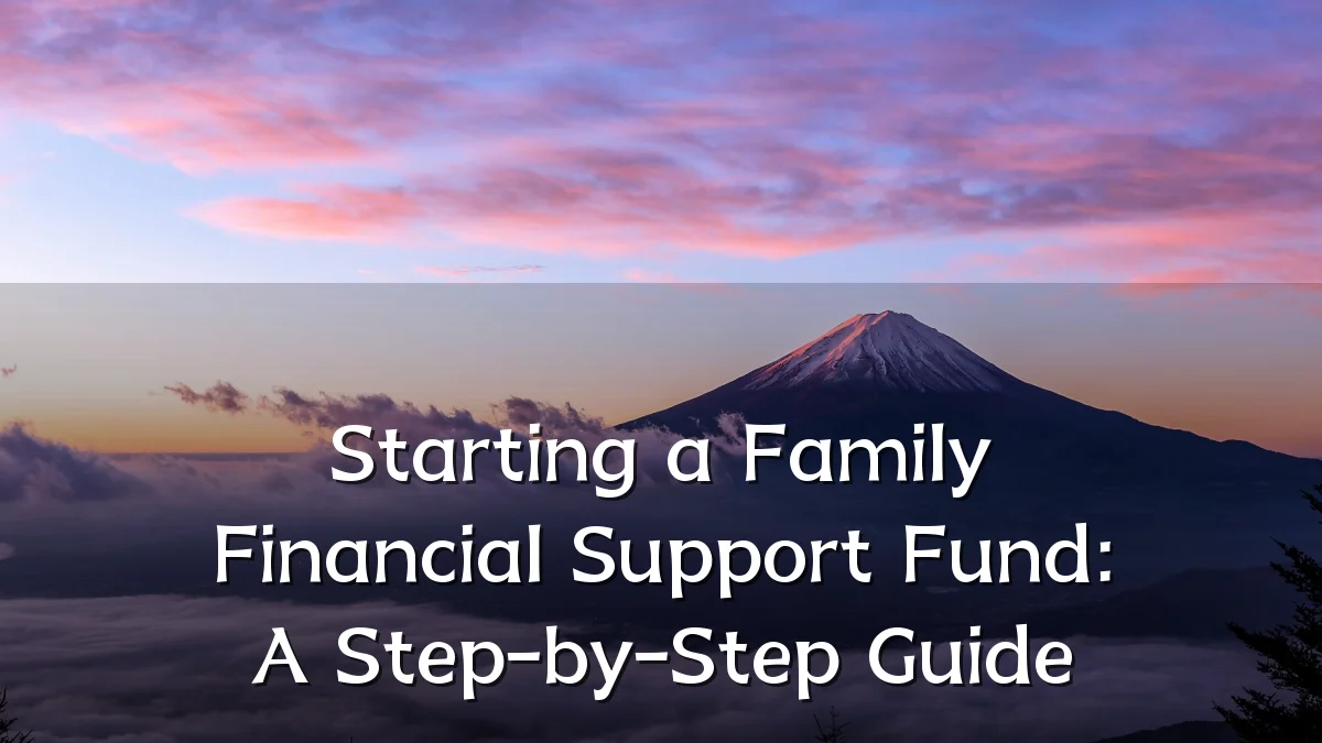 Starting a Family Financial Support Fund: A Step-by-Step Guide